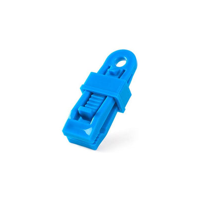 Heavy Duty Adjustable Lock Grip for Tarpaulin and Shade Fabric – Blue