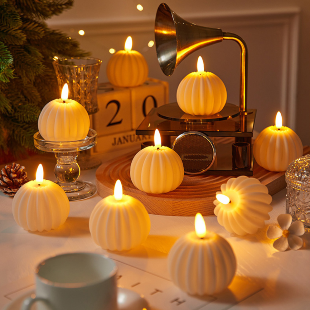 Battery-Operated LED Candles – Realistic Lighting in Various Sizes and Styles