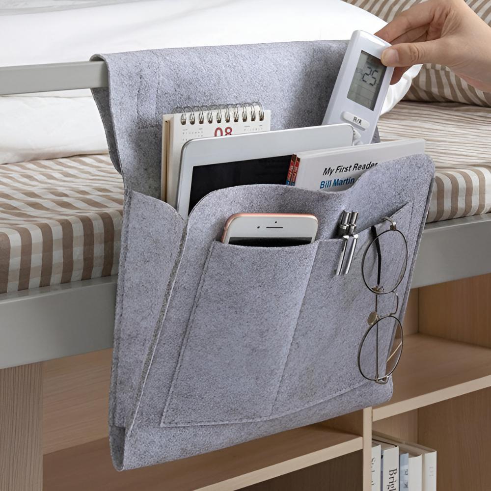 Ultimate Nightstand Companion for a Clutter-Free Space – Charcoal