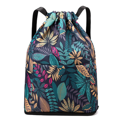 Foldable Backpack with Drawstring Closure – Spacious Design for Women
