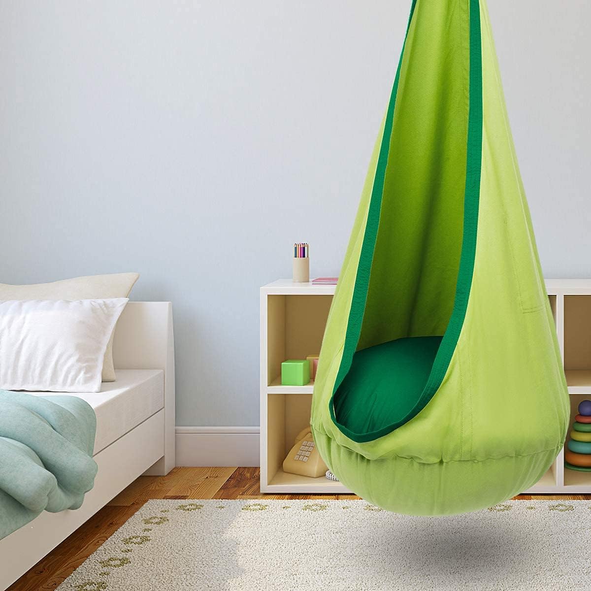 Hanging Chair in Cotton Blend - Comfortable & Versatile for Indoor & Outdoor