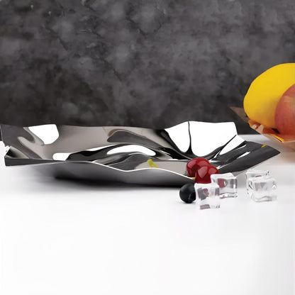 Elegant Reflection Serving Tray