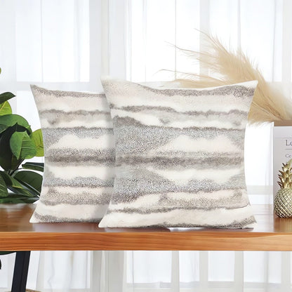 Chic Velvet Touch Decorative Pillow Cover – Grey
