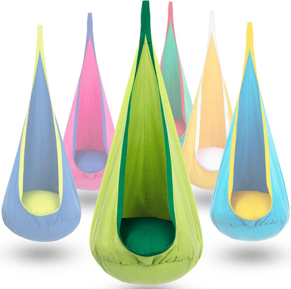 Hanging Chair in Cotton Blend - Comfortable & Versatile for Indoor & Outdoor