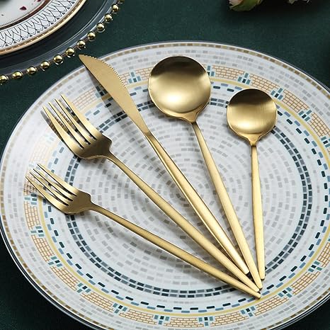 Stainless Steel Cutlery Set – Simple Elegance in Minimalist Style