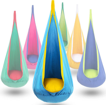 Hanging Chair in Cotton Blend - Comfortable & Versatile for Indoor & Outdoor
