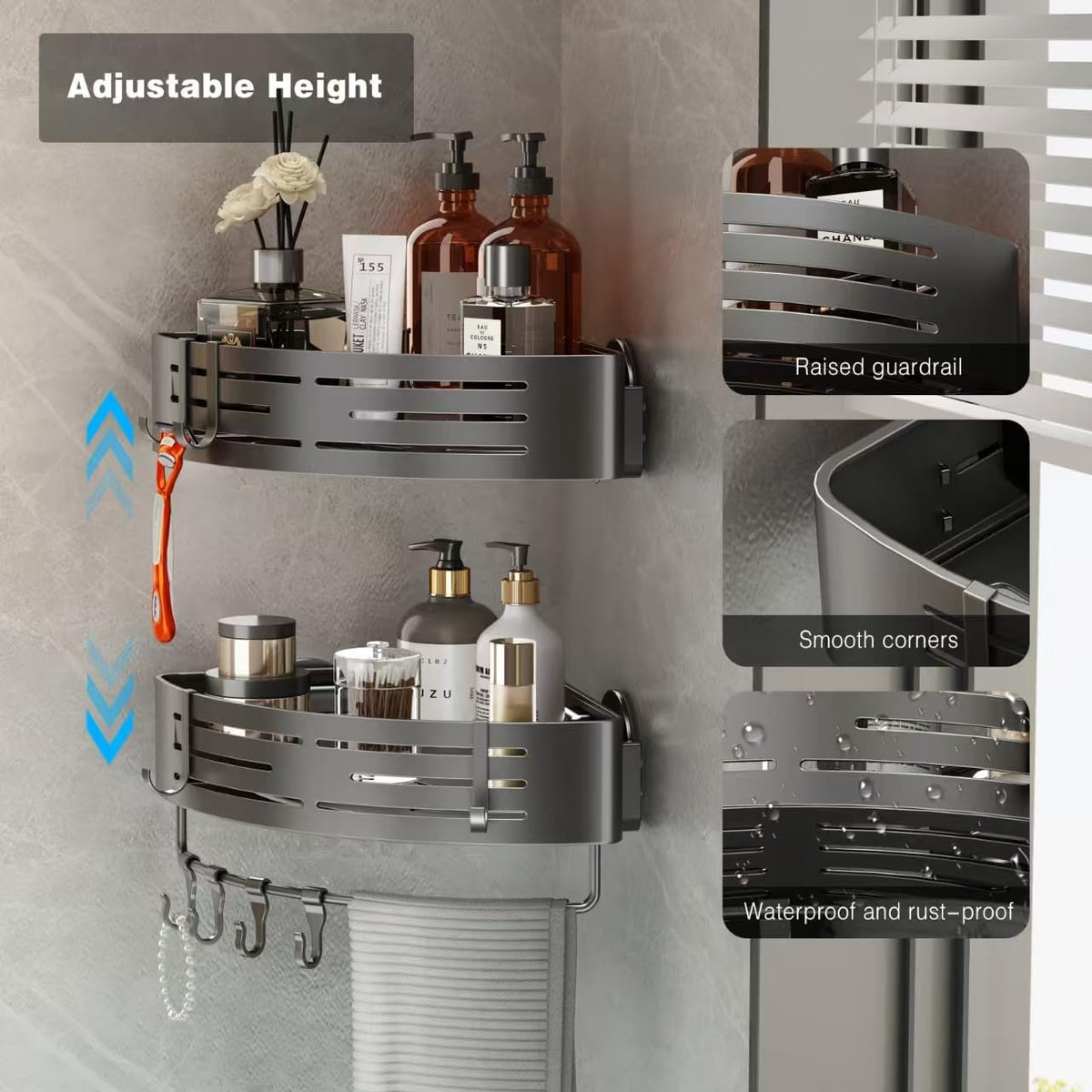 Triangular Shower Organizer