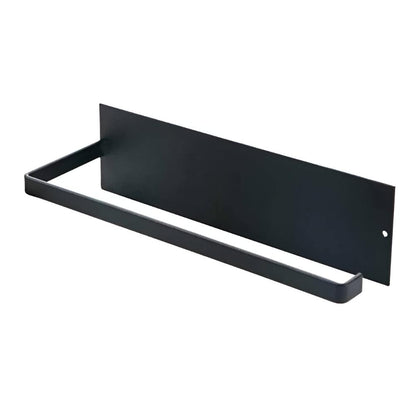 Sleek Wall-Mounted Paper Towel Dispenser & Organizer – Black