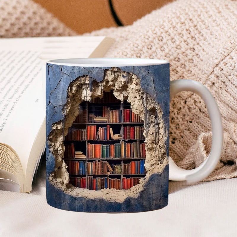 3D Mug with Library Note Design