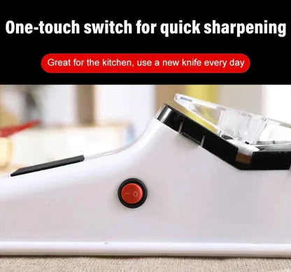 Dual-Sided Electric Knife Sharpener for Effortless Precision