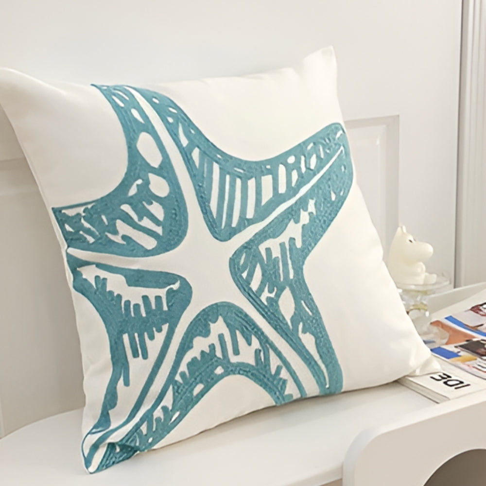 Seaside Serenity Decorative Cushion Cover – Starfish