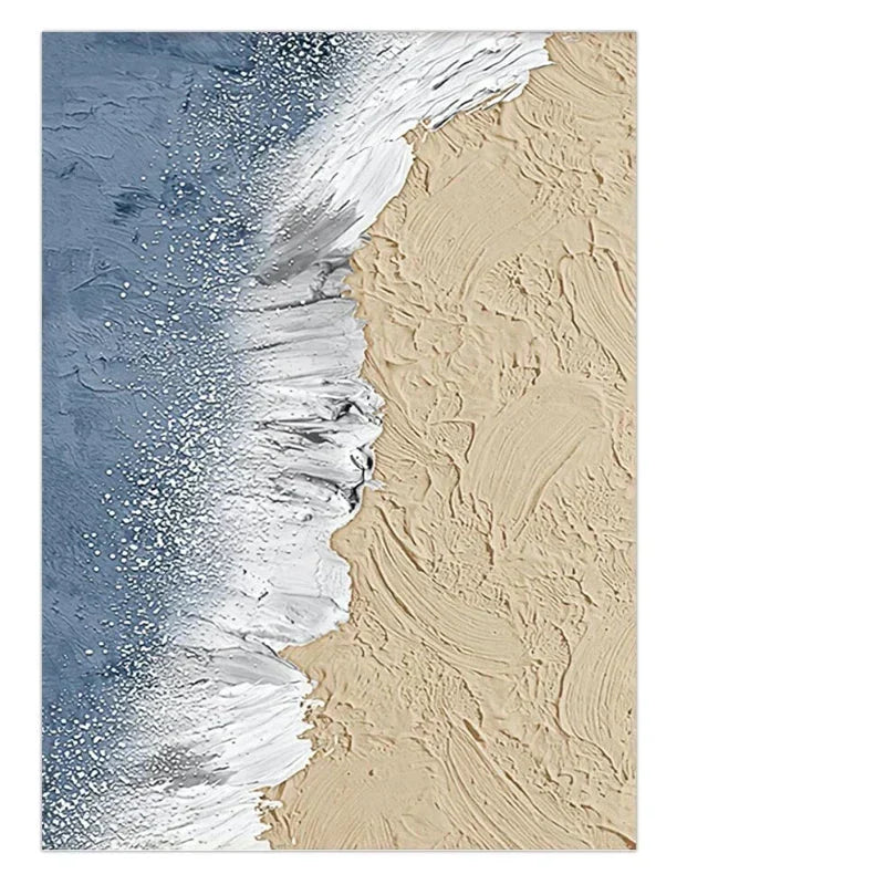 Coastal Serenity Canvas Art - Stunning Ocean Wave Print – #01
