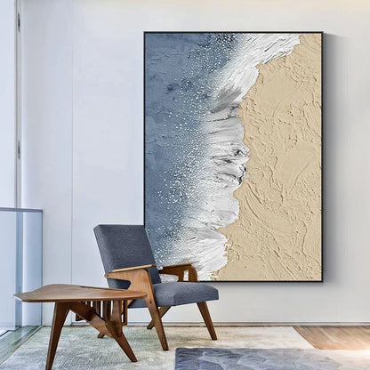 Coastal Serenity Canvas Art - Stunning Ocean Wave Print – #01