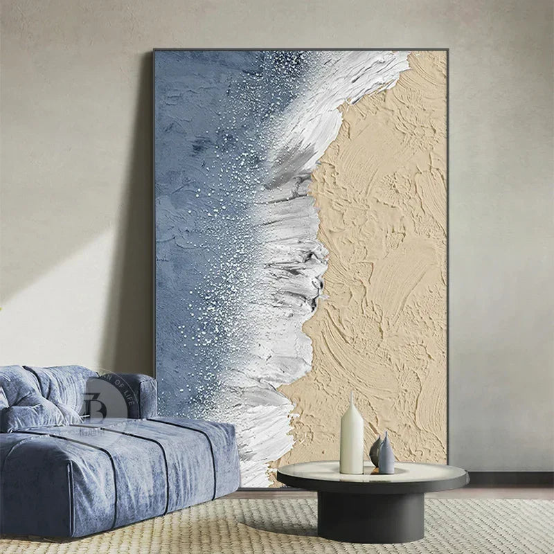 Coastal Serenity Canvas Art - Stunning Ocean Wave Print – #01