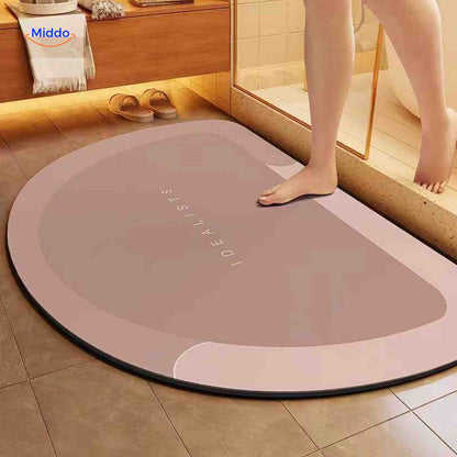 Quick-Drying, Non-Slip and Water-Absorbent Bath Mat – Pink