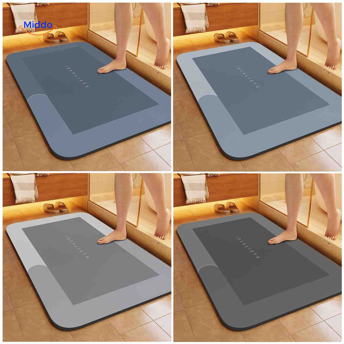 Quick-Drying, Non-Slip and Water-Absorbent Bath Mat