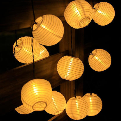 Waterproof LED String Lights for Garden, Patio & Party – Art Deco Solar Design