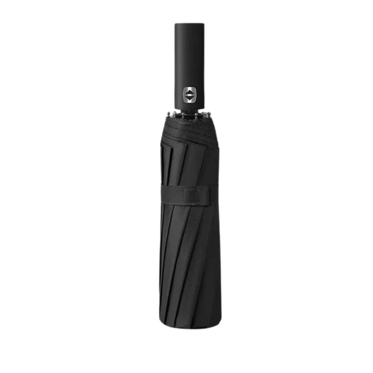 Automatic Collapsible Umbrella with Integrated Lighting – Business Black