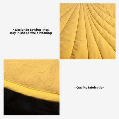 Leaf-Shaped Dog Bed – Cozy Cotton and Polyester Pet Bed