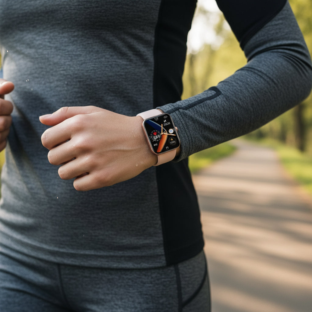 Color Display Smartwatch for iOS and Android – Heart Rate Monitor, Sleep Tracker, Pedometer