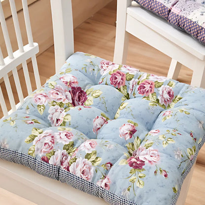 Vibrant Floral Comfort Seat Cushions – Rose Garden