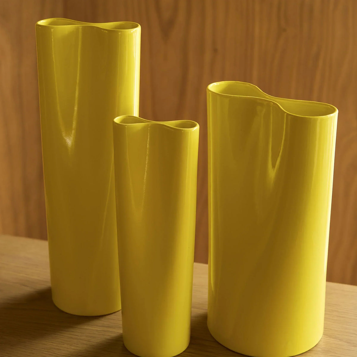 Sculptural Ceramic Vase with Pinched Design for Artistic Centerpieces