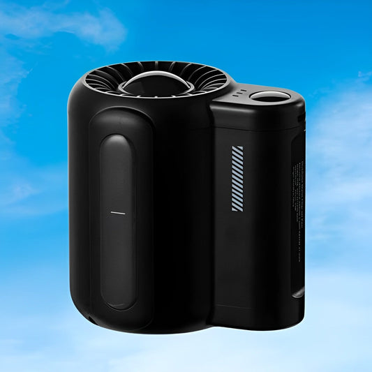 Portable Cooling Fan for Waist Use – Black