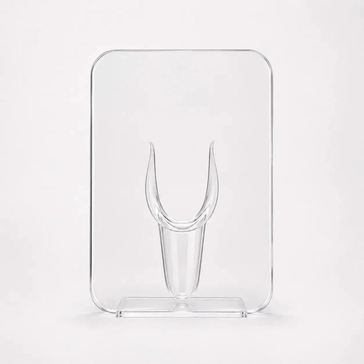 Modern Floral Frame Vase for Stylish Arrangements – Clear