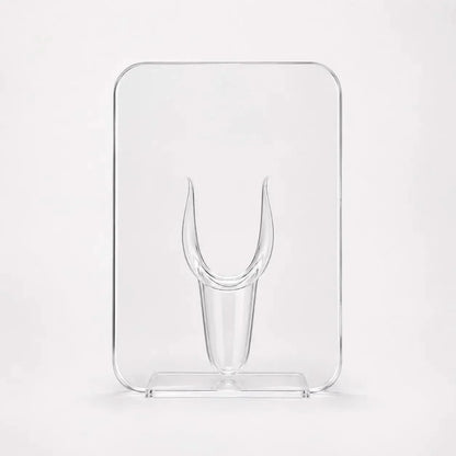 Modern Floral Frame Vase for Stylish Arrangements – Clear