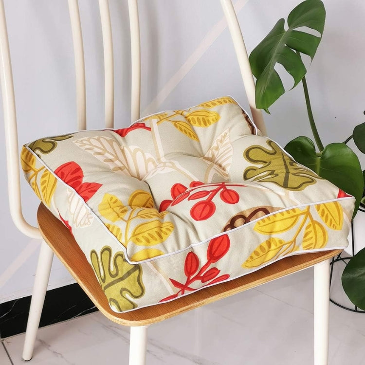 Vibrant Square Seat Cushion for Ultimate Comfort – Autumn Leaf