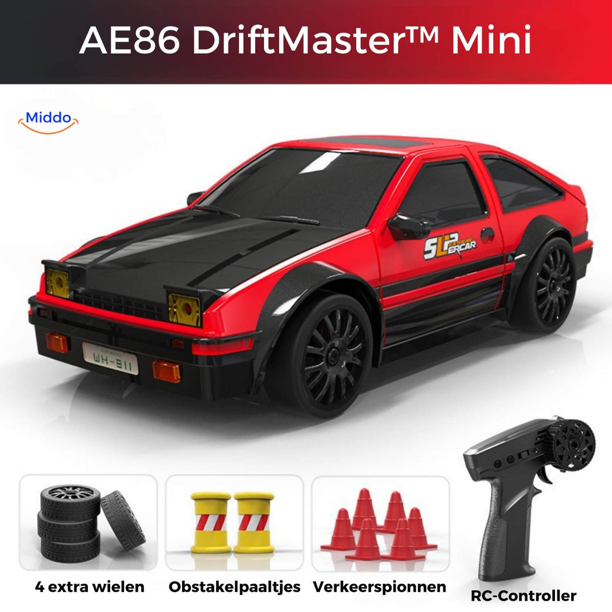 4WD Drift RC Car with Fast Charging Feature and Action-Ready Design