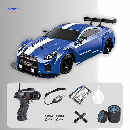 4WD Drift RC Car with Fast Charging Feature and Action-Ready Design