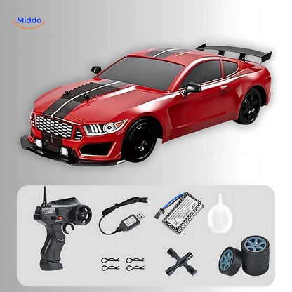 4WD Drift RC Car with Fast Charging Feature and Action-Ready Design