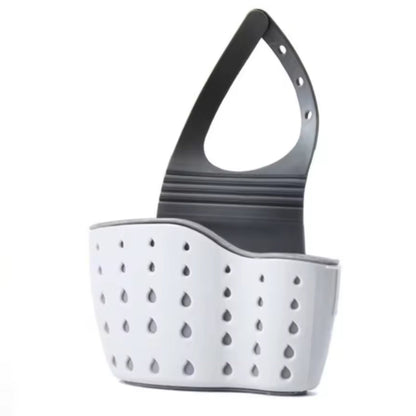 Versatile Silicone Sink Organizer for Home – Classic White