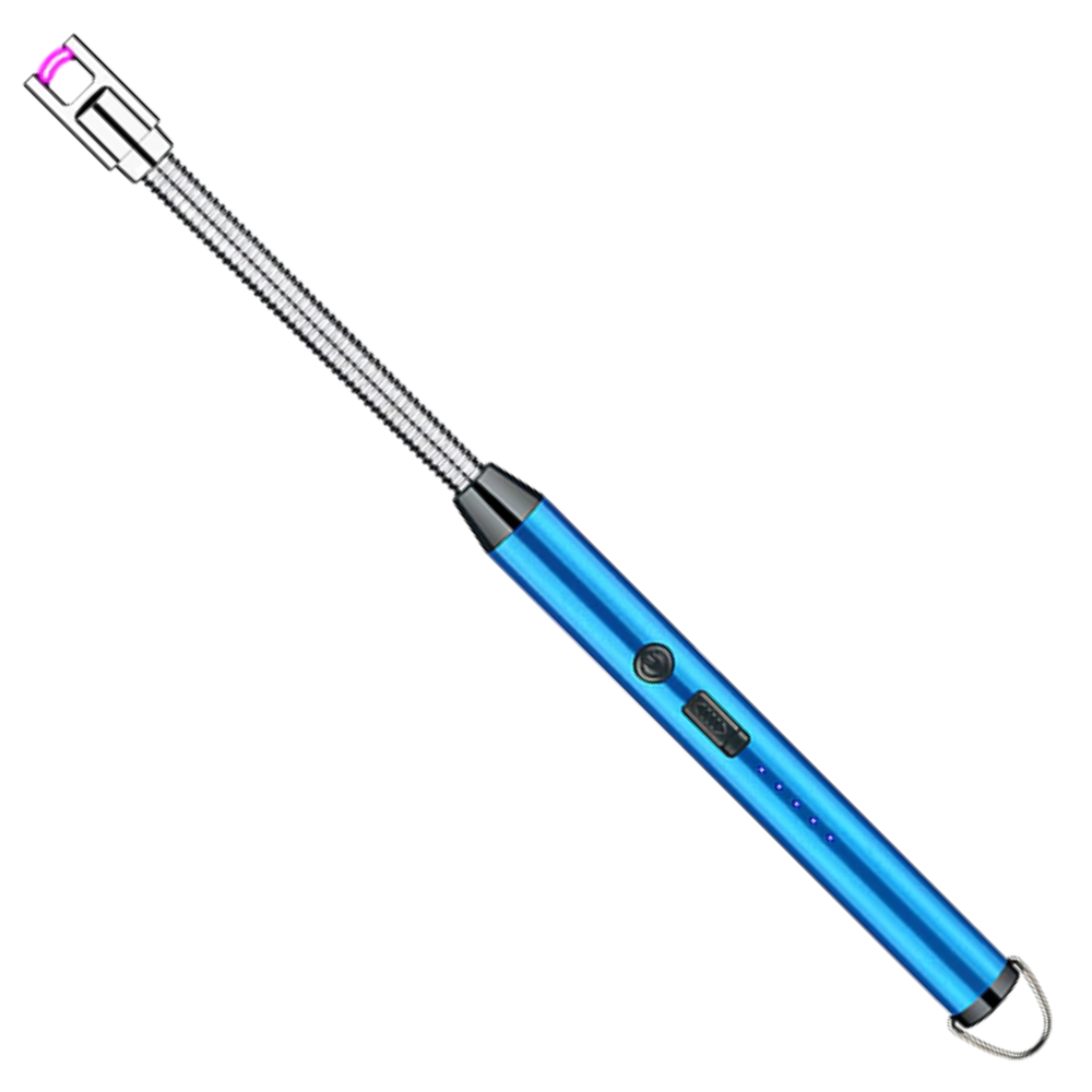 Rechargeable Windproof Kitchen Lighter – Blue