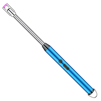Rechargeable Windproof Kitchen Lighter – Blue