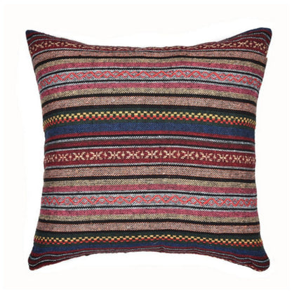 Artistic Geometric Throw Pillow Cover for Home Decor – Rustic Stripe
