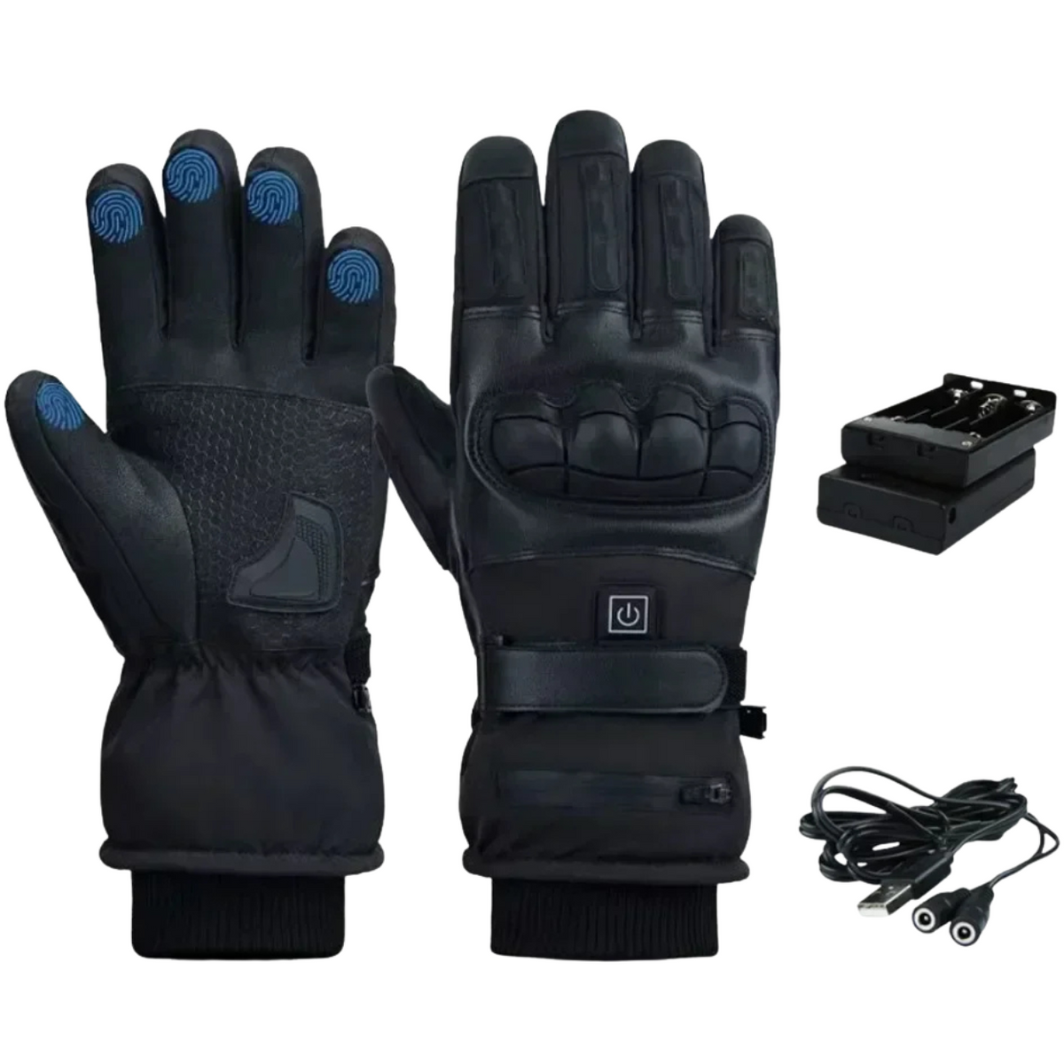 Heating Gloves for Skiing and Riding Motorcycles