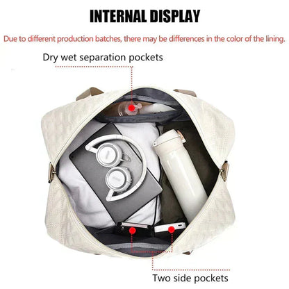 TravelMate Duffel Bag with Separate Shoe Compartment
