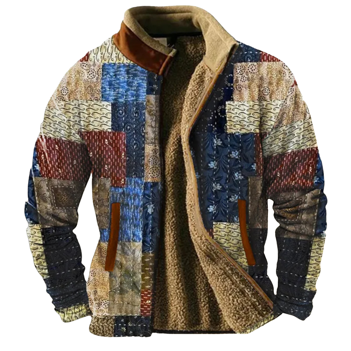 Printed Vest Cardigan for Casual Fashion Style – Khaki