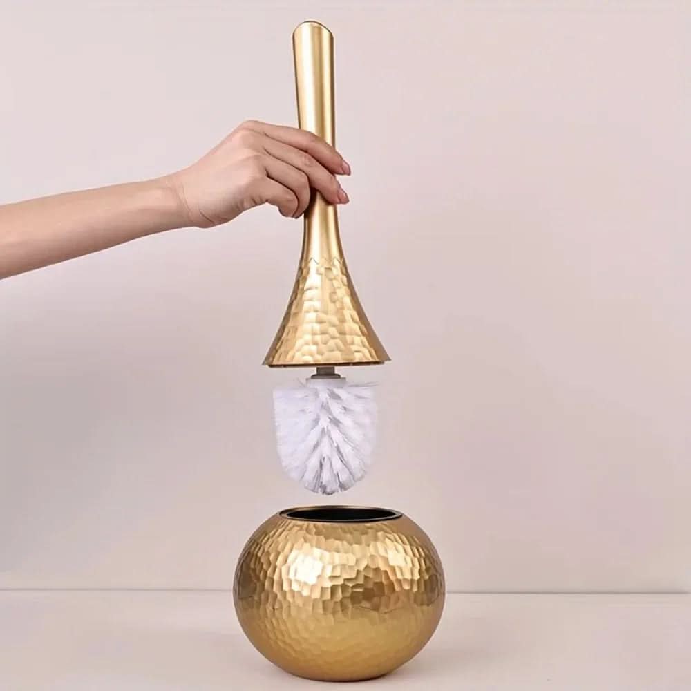 Stylish Gold Toilet Brush for Hygiene and Luxury in the Bathroom – Gold