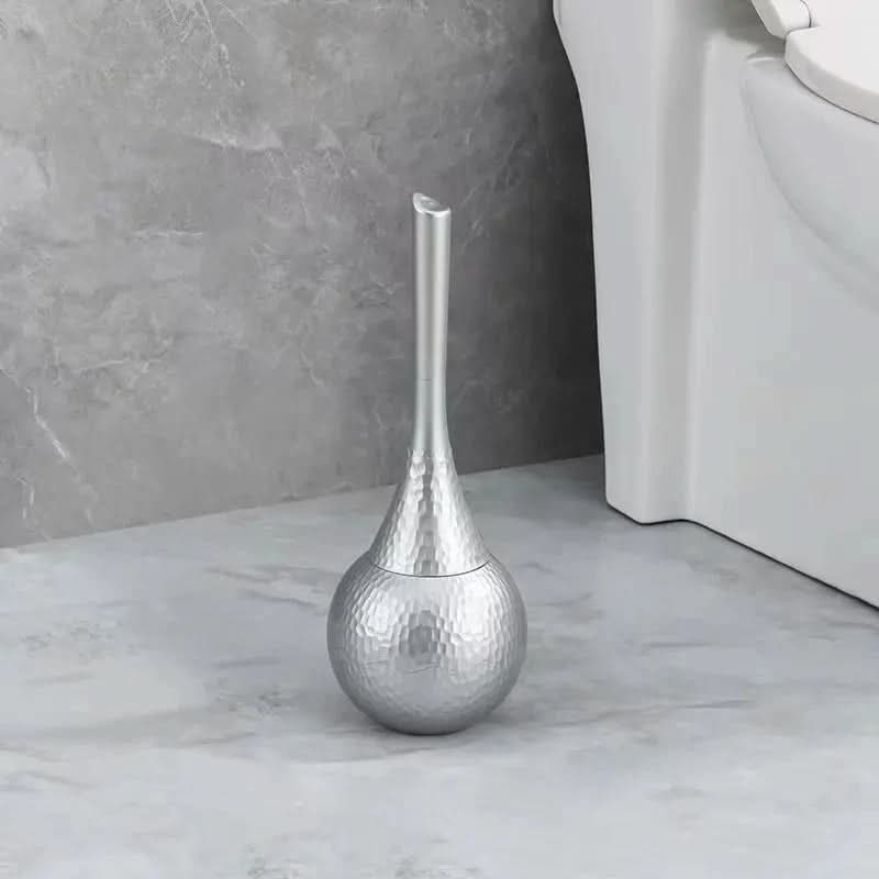 Stylish Gold Toilet Brush for Hygiene and Luxury in the Bathroom – Silver