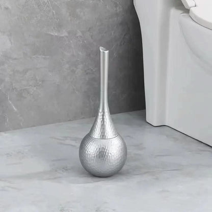Stylish Gold Toilet Brush for Hygiene and Luxury in the Bathroom – Silver