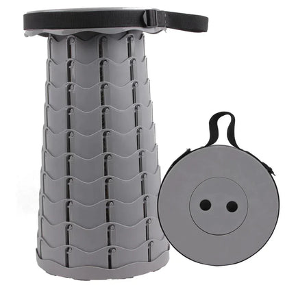 Foldable Compact Stool - Practical and Stylish Design – Gray
