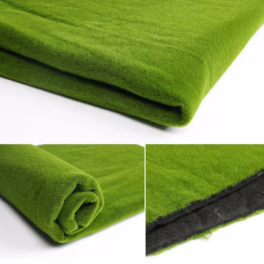 Simulation Artificial Turf Mat with Moss Grass Design