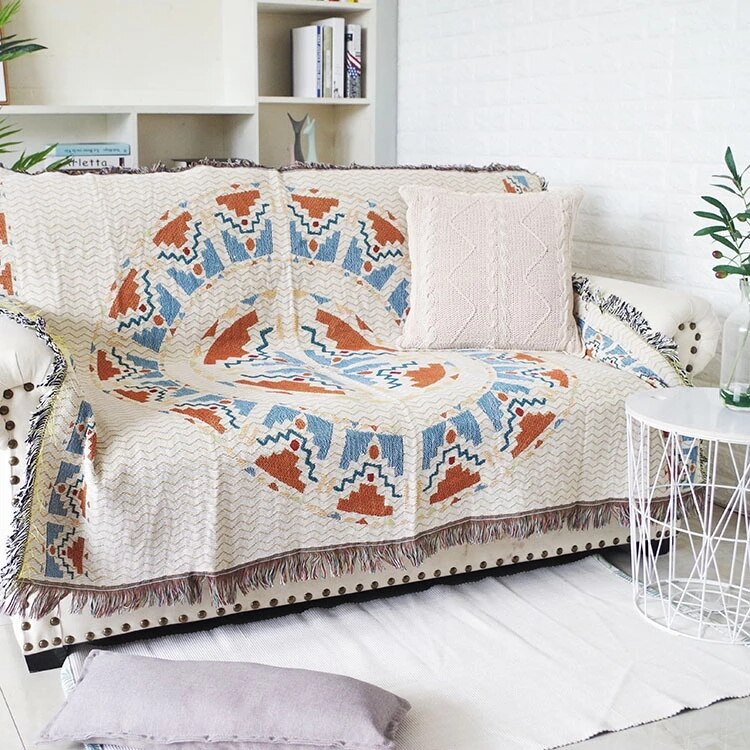 Vintage Style Pumpkin Sofa Throw Blanket Cover – 5