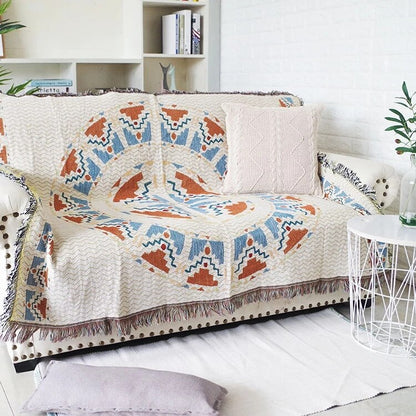 Vintage Style Pumpkin Sofa Throw Blanket Cover – 5