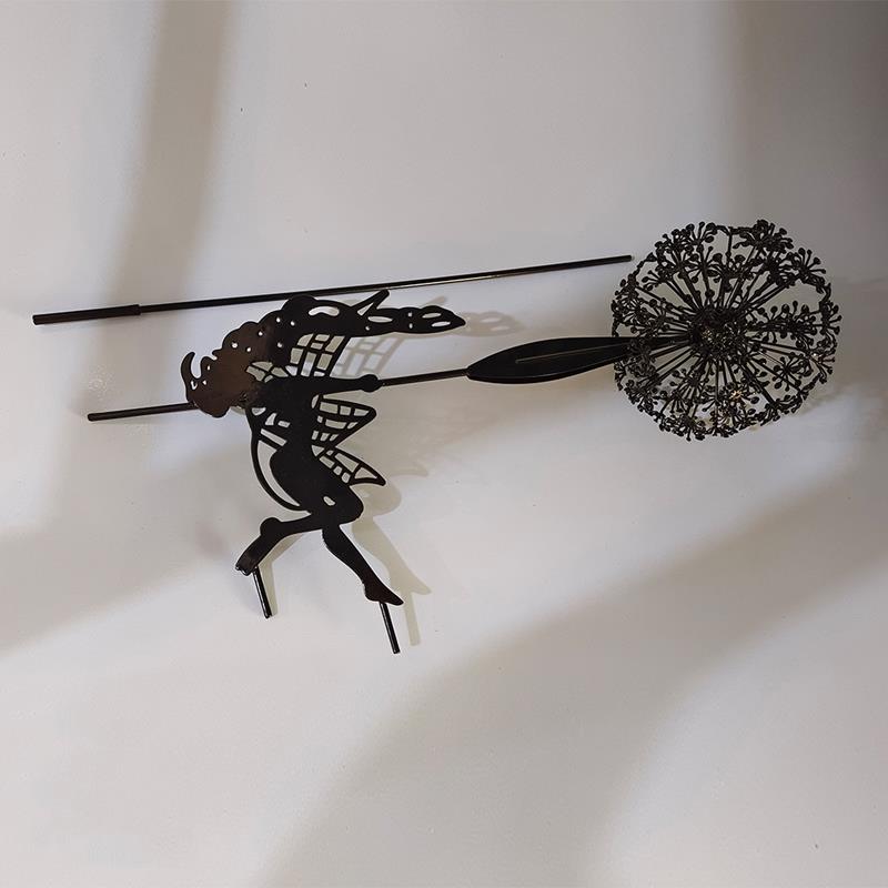 Outdoor Garden Sculpture of Fairies and Dandelions Dancing Together – BK Wave