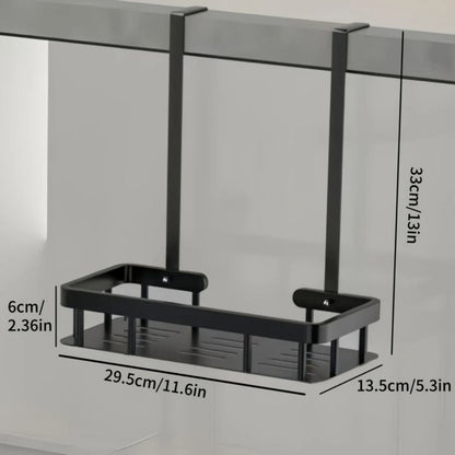 Modern Stainless Steel Bathroom Organizer Rack
