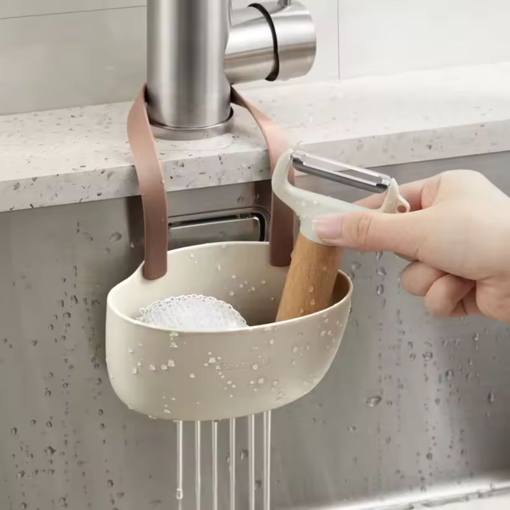 Over-Sink Drying Rack – Silicone Dish Drainage Solution